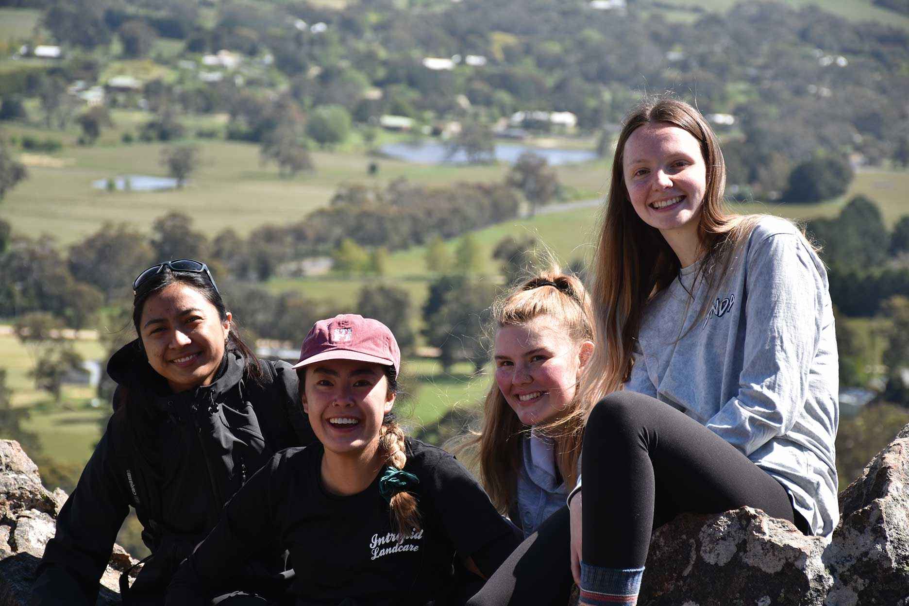 Some future Landcare leaders on an Intrepid Landcare Leadership Retreat in Macedon Ranges in October 2018.