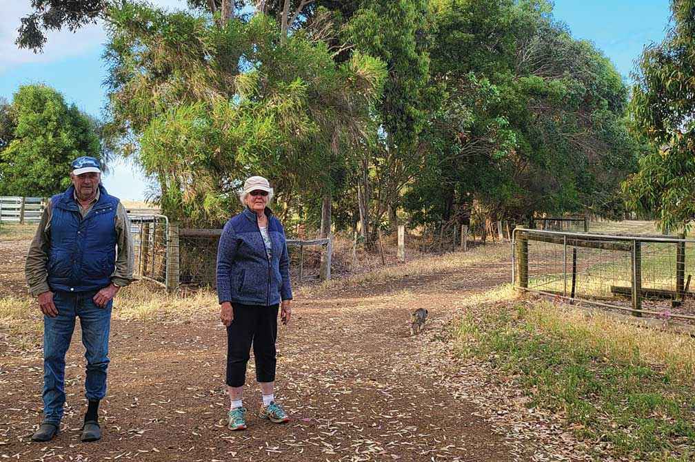 Kevin and Carole Nolte were mainstays of the Tahara West Landcare Group in the 1990s.
