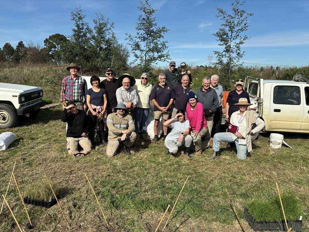 A Cannibal Creek Catchment Landcare Group planting day which included participants from Windana Drug and Alcohol Recovery involved in Western Port Catchment Intrepid Landcare Group and Bessie Creek/Ararat Creek Landcare.