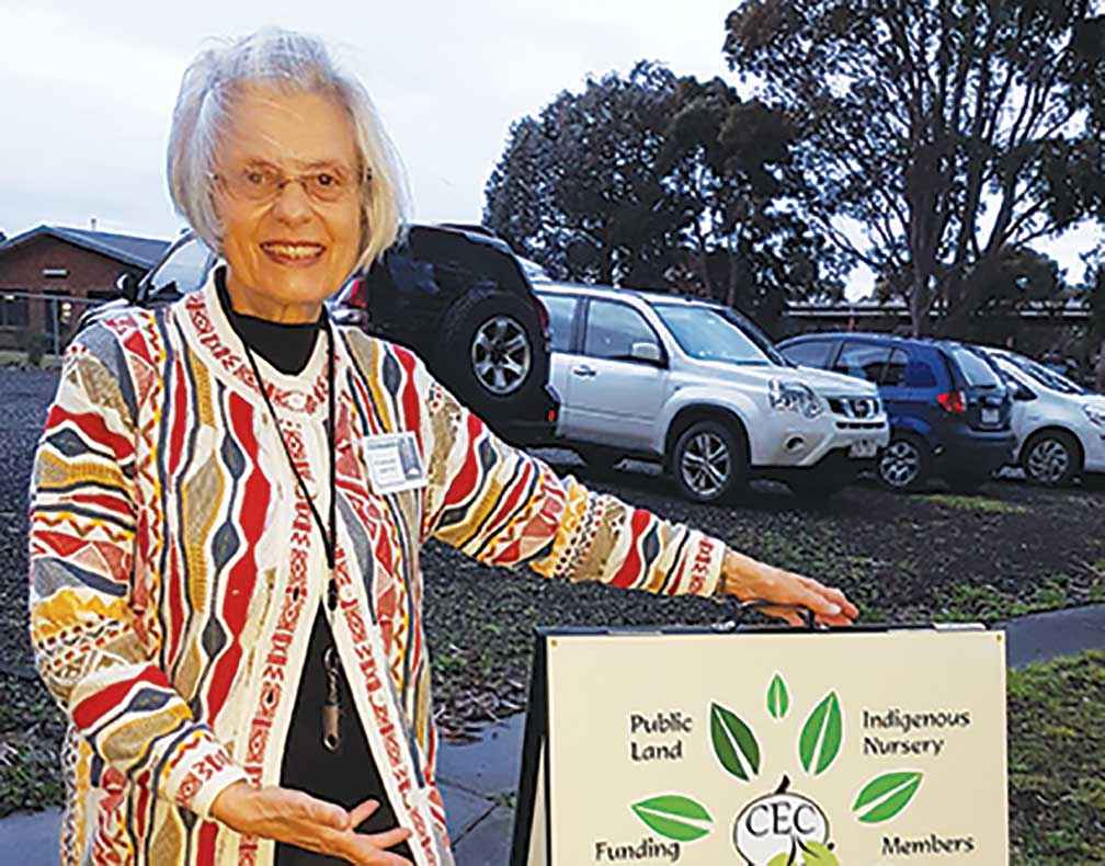 Elizabeth Fraser is proud of the achievements of the Cardinia Environment Coalition.