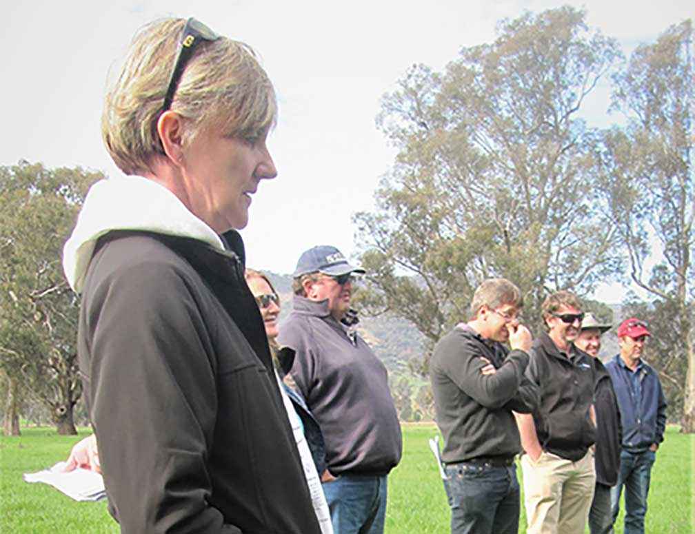 Dairy farmer Judy Johnson from Yarram was involved in the farmer groups that directed the future climates research.