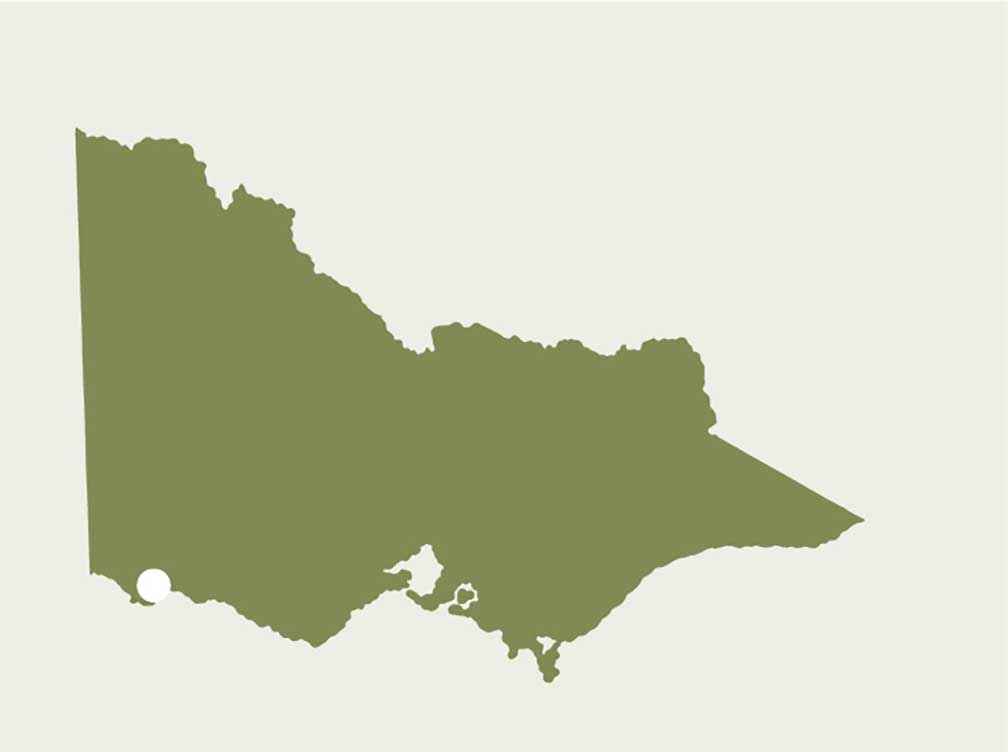 Location of Tarragal Landcare Group