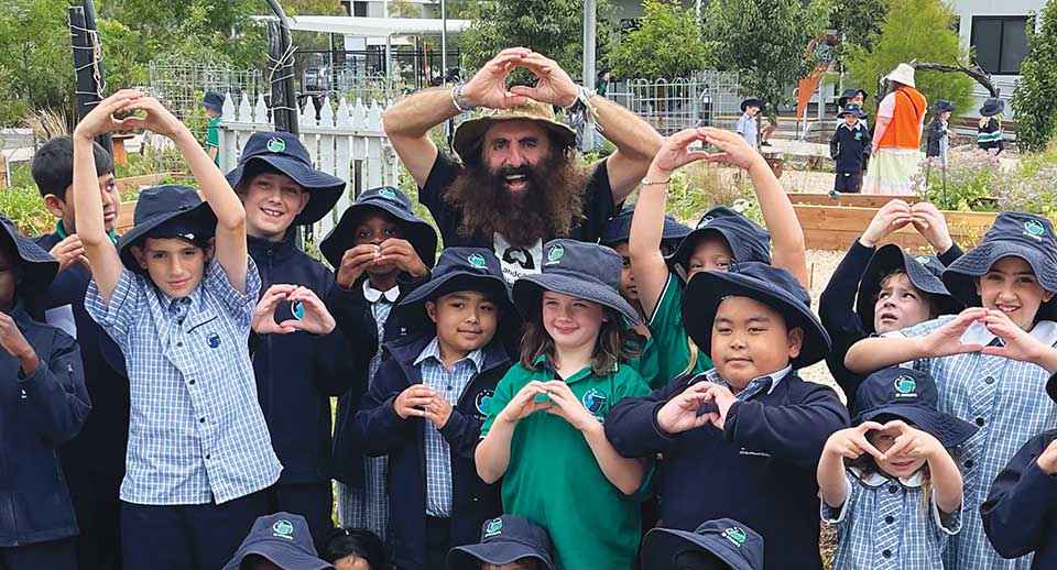 Junior Landcare Ambassador Costa Georgiadis paid a special visit to St Joseph’s Catholic Primary School in Werribee to celebrate their win in the Love Letters to the Land competition. The school submitted hundreds of letters with each student sharing heartfelt sentiments about their feelings for the land and how they care for it.